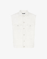 Tweed Sleeveless Jacket - ALL PRODUCT DISCOUNT | GCDS