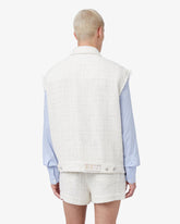 Tweed Sleeveless Jacket - ALL PRODUCT DISCOUNT | GCDS