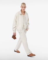 Linen Blend Logo Tracktop - ALL PRODUCT DISCOUNT | GCDS