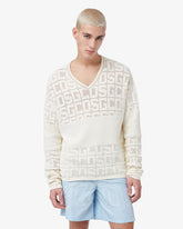 Gcds Monogram Macramé Hockey T-shirt - ALL PRODUCT DISCOUNT | GCDS