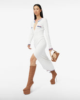 Padded Knit Long Dress - ALL PRODUCT DISCOUNT | GCDS