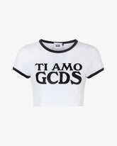 Ti Amo Gcds Cropped T-shirt - ALL FULL PRICE | GCDS