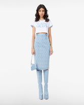 T-shirt Crop Ti Amo GCDS - ALL PRODUCT DISCOUNT | GCDS