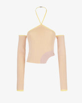 Comma Knit Long Sleeves Top - ALL PRODUCT DISCOUNT | GCDS