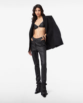 Hoop Leather Panties - Abbigliamento Donna | GCDS