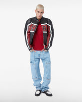 Embroidered Loose T-Shirt - Bordeaux | GCDS