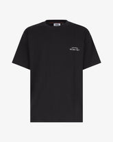 Embroidered Loose T-Shirt - Nero | GCDS