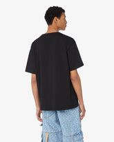 Embroidered Loose T-Shirt - Nero | GCDS