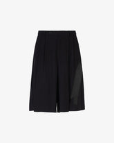 Pleated Oversized Tape Shorts - ALL PRODUCT DISCOUNT | GCDS