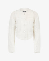 Tweed Leather Jacket - ALL PRODUCT DISCOUNT | GCDS