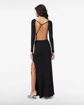 Asymmetrical Knit Long Dress - ALL PRODUCT DISCOUNT | GCDS