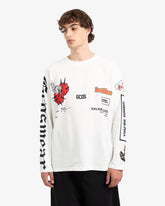 Printed Long Sleeves T-Shirt - ALL PRODUCT DISCOUNT | GCDS