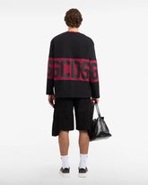 Band Logo Hockey T-Shirt - Black | GCDS