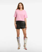 Logo Regular T-Shirt - Pink | GCDS