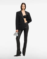 Satin Bling Renee Bra - Black | GCDS