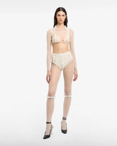 Medusa Knit Ultrashorts - White | GCDS