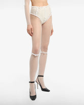 Medusa Knit Ultrashorts - White | GCDS