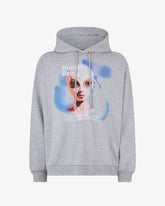Felpa con cappuccio Human Being - Grigio | GCDS
