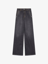 Stone Washed Denim Hybrid Trousers - ALL FULL PRICE | GCDS