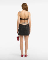 Choker Denim Bra - ALL PRODUCT DISCOUNT | GCDS