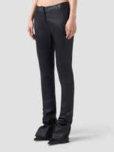 Zipper Leather Skinny Trousers