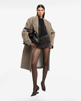 Metallic Miniskirt - Black | GCDS