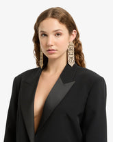 Bling Logo Earrings - Accessories Special Price | GCDS