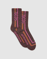Striped Gcds lurex socks - | GCDS