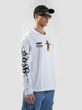 Graphics Long Sleeves T-Shirt - Bright White | GCDS