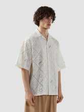 Broderie Anglaise Bowling Shirt - ALL PRODUCT DISCOUNT | GCDS