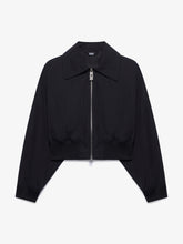 Lounge Logo Nylon Crop Bomber - ALL FULL PRICE | GCDS