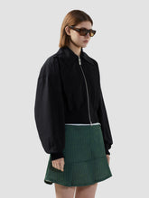 Lounge Logo Nylon Crop Bomber - ALL FULL PRICE | GCDS