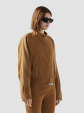 Cupro Crop Tailoring Bomber - ALL PRODUCT DISCOUNT | GCDS