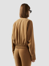 Cupro Crop Tailoring Bomber - ALL PRODUCT DISCOUNT | GCDS