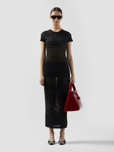 Abito lungo in rete con logo - ALL PRODUCT DISCOUNT | GCDS