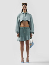 Stone Washed Crop Polo - ALL PRODUCT DISCOUNT | GCDS