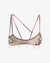 Rainbow Lame' Sita Drops Bra - ALL PRODUCT DISCOUNT | GCDS