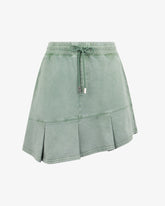 Pleated Stone Washed Sweatskirt - ALL PRODUCT DISCOUNT | GCDS