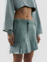 Pleated Stone Washed Sweatskirt - ALL PRODUCT DISCOUNT | GCDS