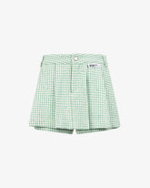 Tweed Crop Jacket - Light Green | GCDS