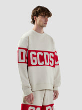Felpa girocollo con Band Logo - Abbigliamento Uomo | GCDS