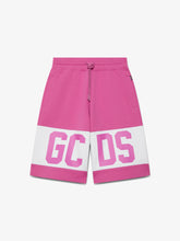 Band Logo Sweatshorts - Fuchsia | GCDS