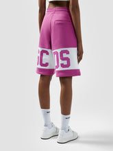 Band Logo Sweatshorts - Fuchsia | GCDS