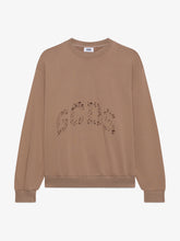 Felpa girocollo con logo effetto used - Abbigliamento Uomo | GCDS