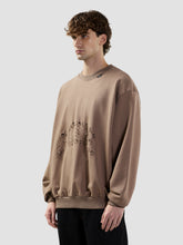 Felpa girocollo con logo effetto used - Abbigliamento Uomo | GCDS