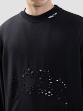 Felpa girocollo con logo effetto used - Abbigliamento Uomo | GCDS