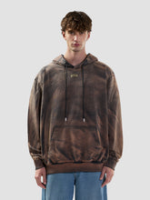 Felpa con cappuccio solarizzata con logo patch - Abbigliamento Uomo | GCDS