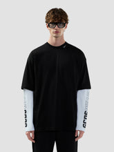 Long-sleeve T-shirt with silver GCDSWear print on the back - ALL FULL PRICE | GCDS