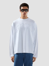 T-shirt a maniche lunghe con logo a strati - Abbigliamento Uomo | GCDS