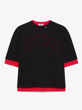 T-shirt over con logo solarizzato - Abbigliamento Uomo | GCDS